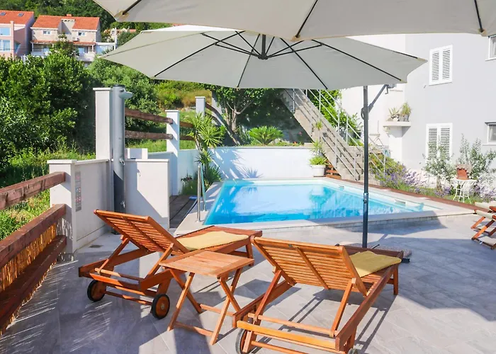 Апартаменты My Rose With A Private Pool Млини